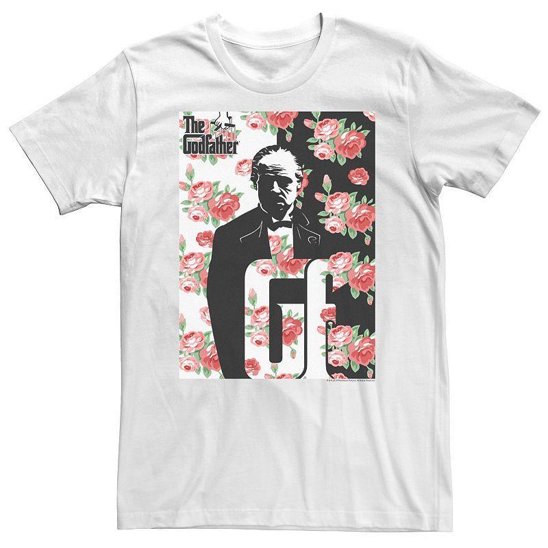 Big & Tall The Godfather The Don Floral Portrait Graphic Tee, Mens Product Image