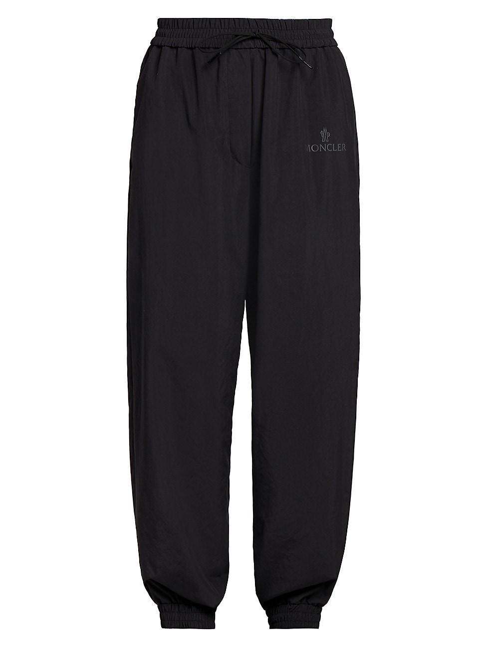 Womens Matt Black Sweatpants Product Image