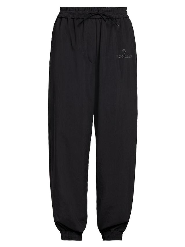 Womens Matt Black Sweatpants Product Image