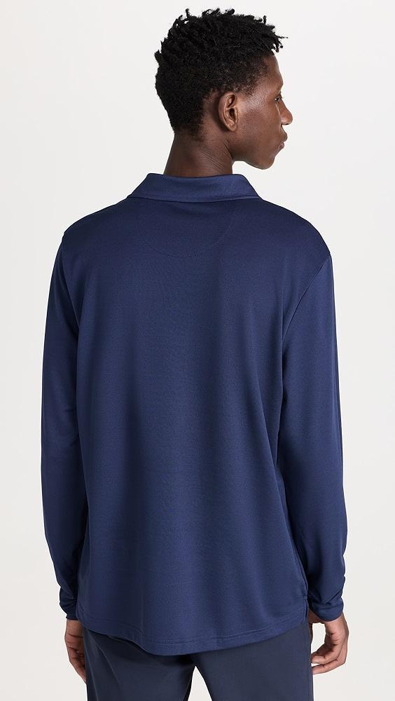 Quiet Golf Monogram Long Sleeve Polo | Shopbop Product Image