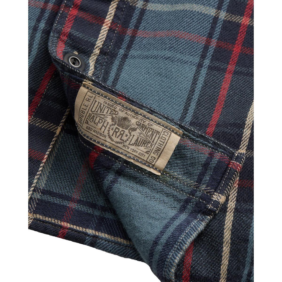 Plaid Twill Workshirt  Blue Red Multi Plaid Product Image