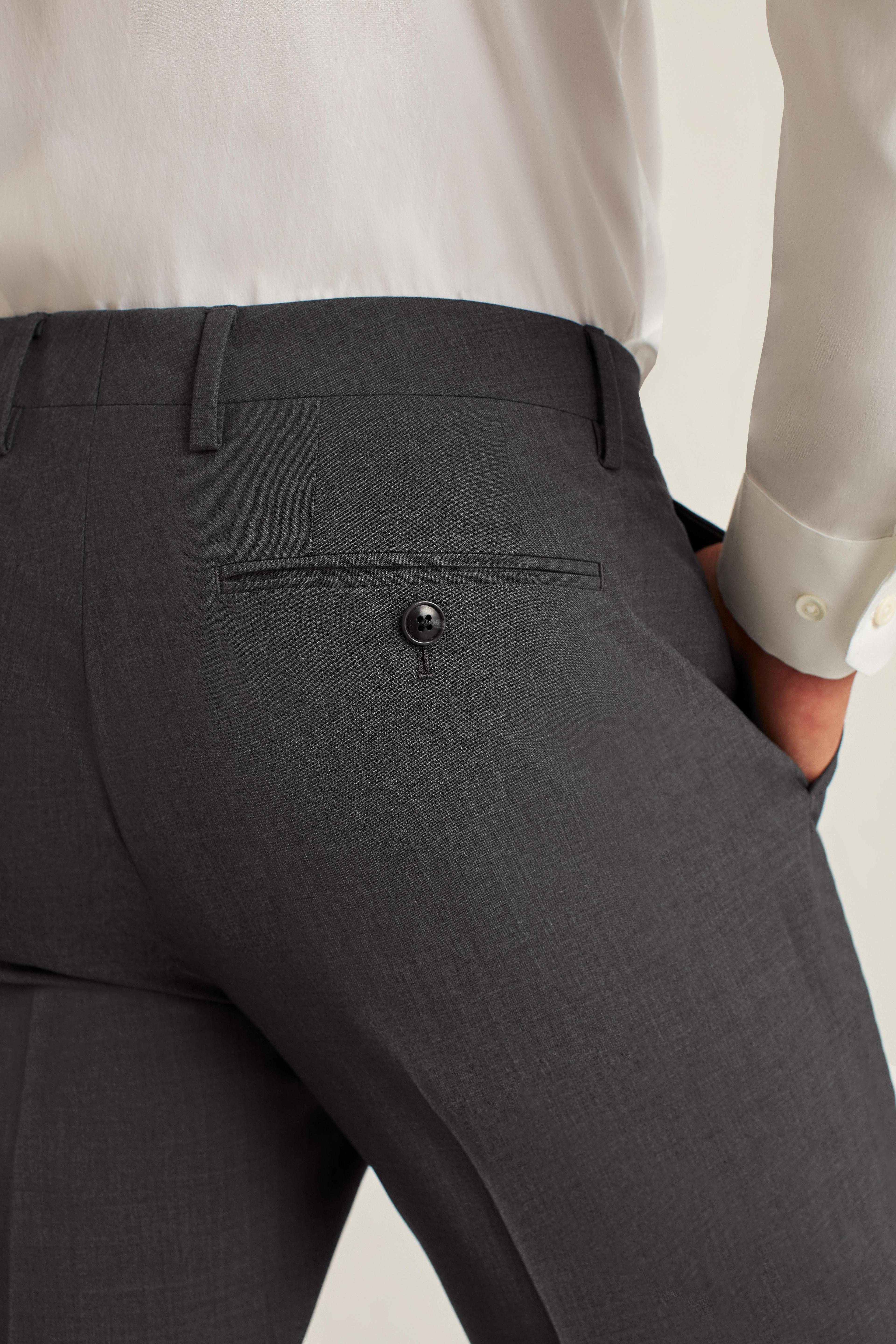 Italian Stretch Wool Dress Pants Product Image