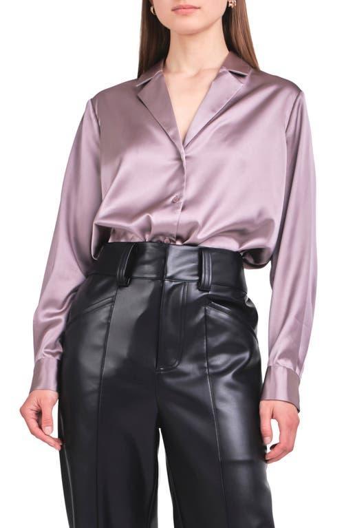 Endless Rose Satin Button-Up Blouse Product Image