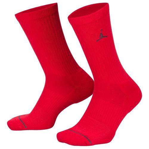 Jordan Mens Jordan Everyday Cushioned 3-Pack - Mens Black/Red/White Product Image