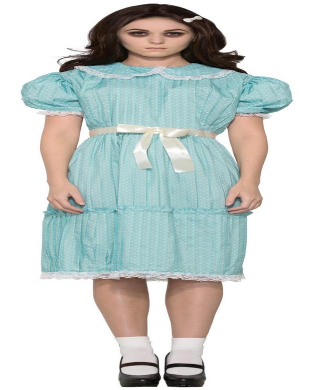 Buy Seasons Womens Creepy Sister Grady Twins Dress Costume - Blue Product Image