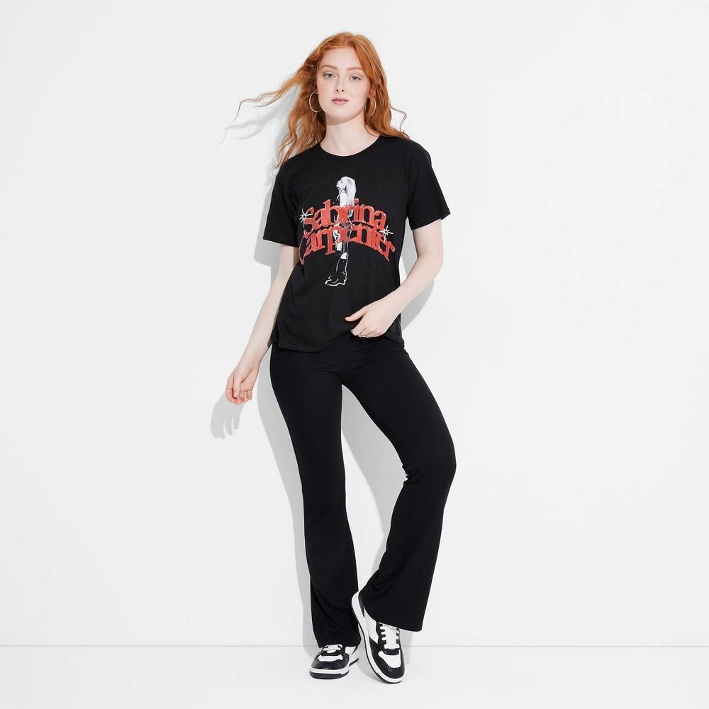 Women's Sabrina Carpenter Short Sleeve Graphic T-Shirt - Black XXL Product Image