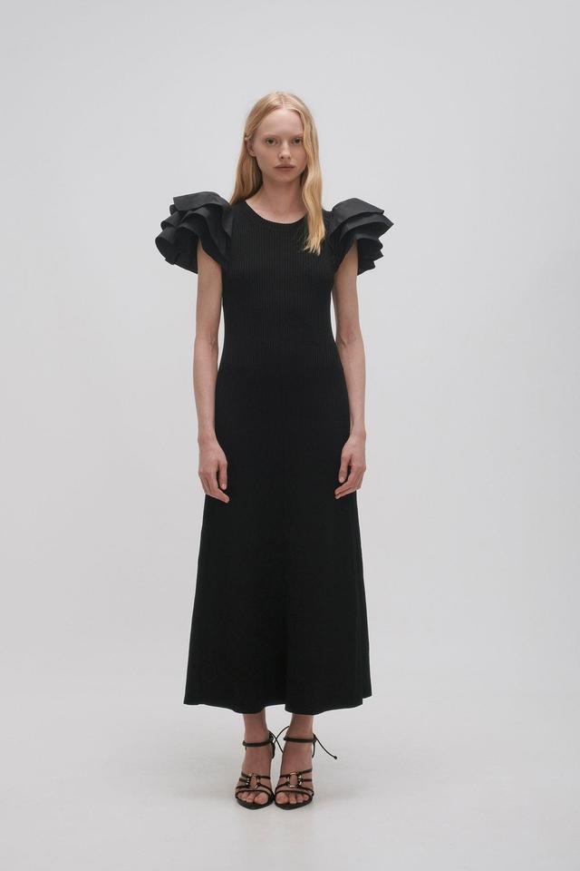 Questa Puff Midi Dress Product Image