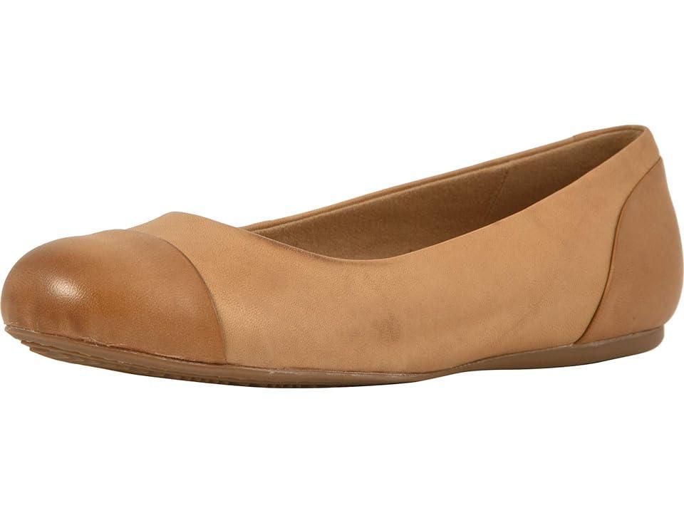 SoftWalk Sonoma Cap Toe (Tan/Luggage) Women's Flat Shoes Product Image