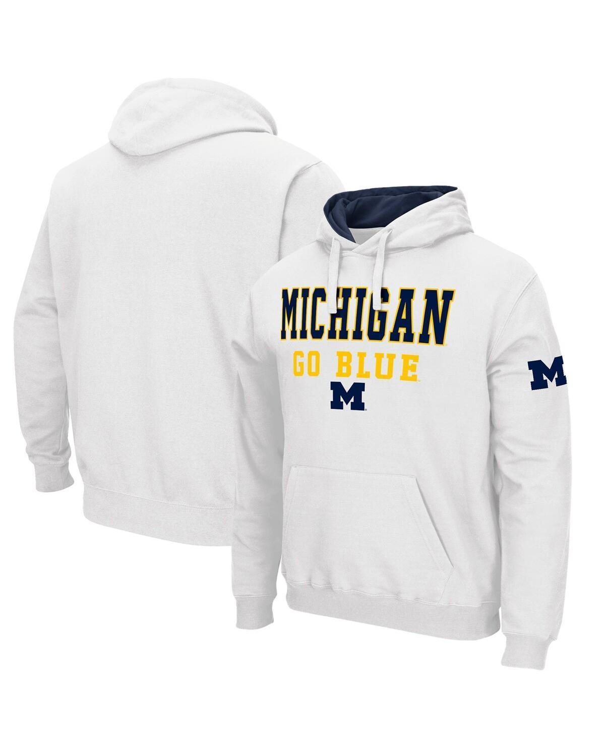 Mens Colosseum Michigan Wolverines Sunrise Pullover Hoodie Product Image