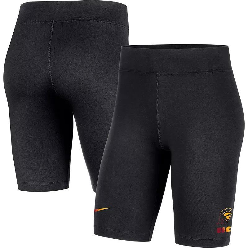 Womens Nike USC Trojans Essential Tri-Blend Bike Shorts Product Image