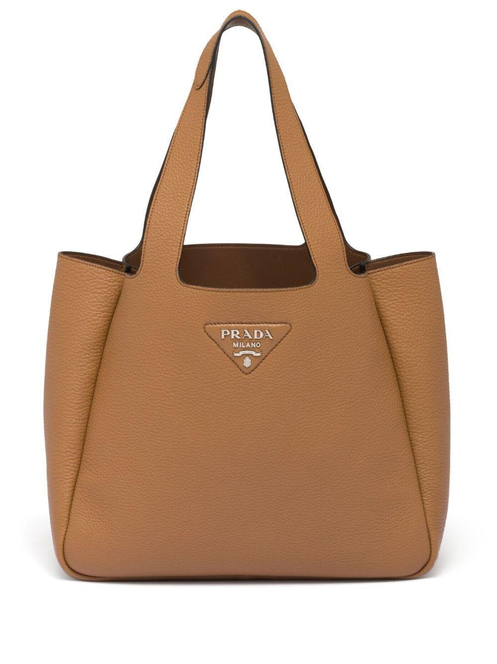 Large leather tote Product Image