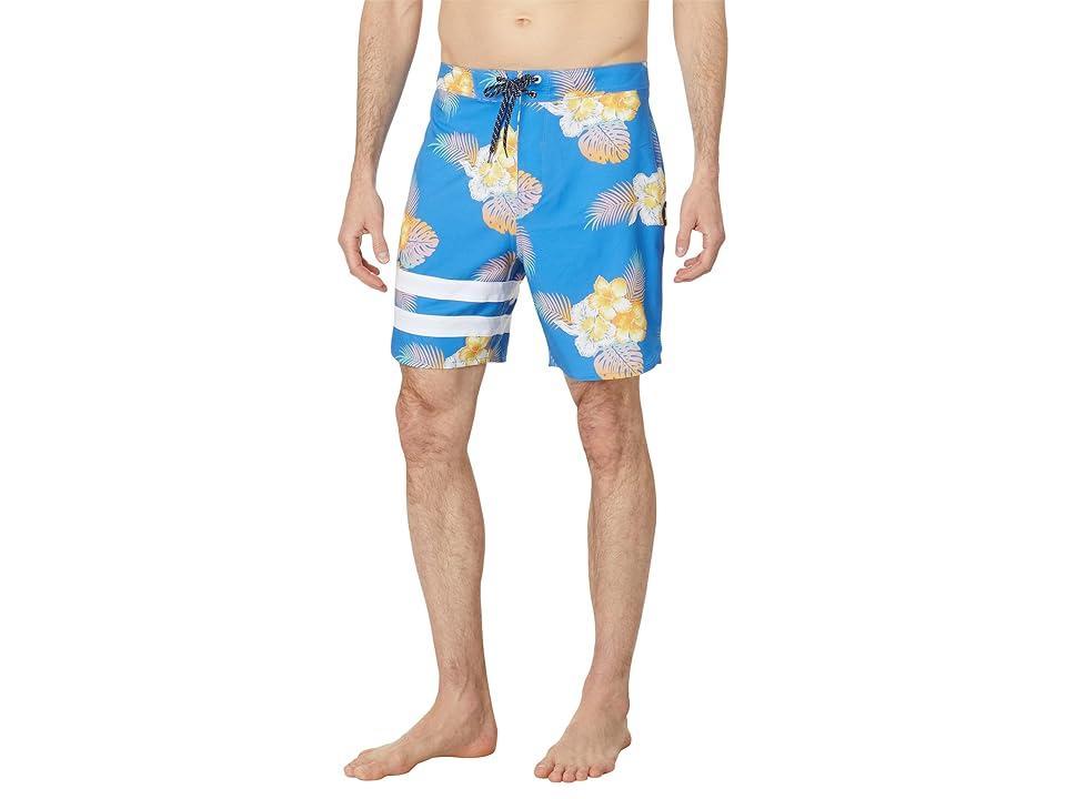 Hurley Phantom-Eco Block Party 18 Boardshorts (Santiago) Men's Swimwear Product Image