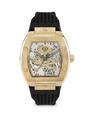 PHILIPP PLEIN The $keleton Silicone Strap Watch, 44mm Product Image