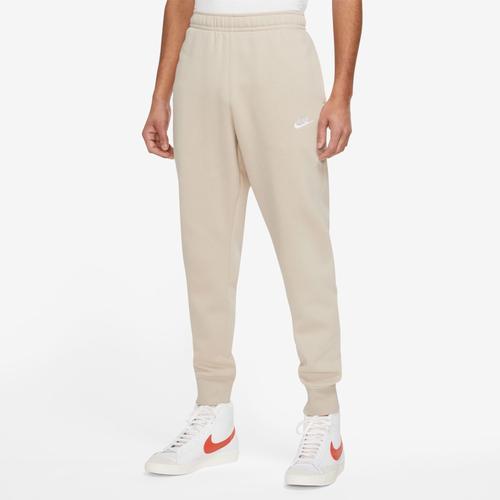 Nike Mens Club Joggers - White/Green Product Image