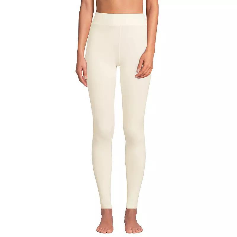 Petite Lands End Thermaskin Long Underwear Pants, Womens Product Image