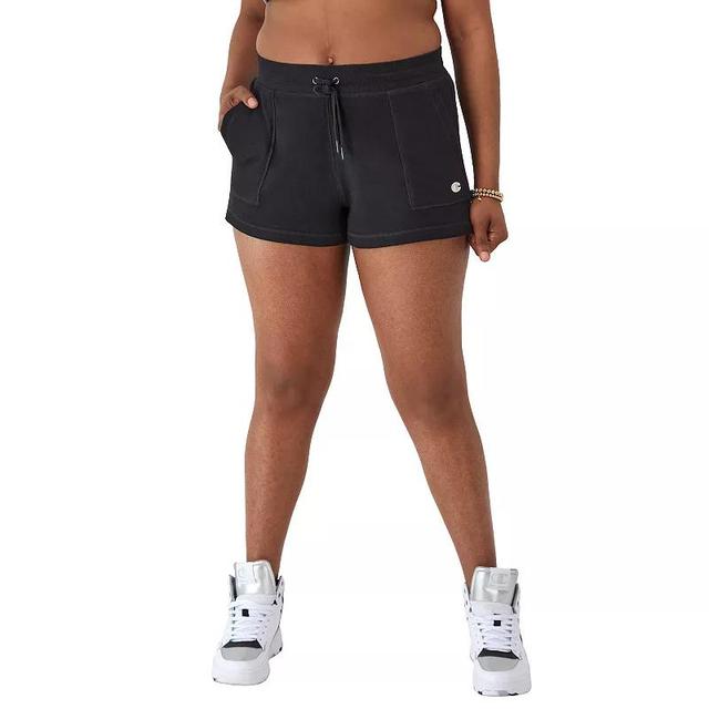 Womens Champion Campus Pique Shorts Beige Frost Product Image