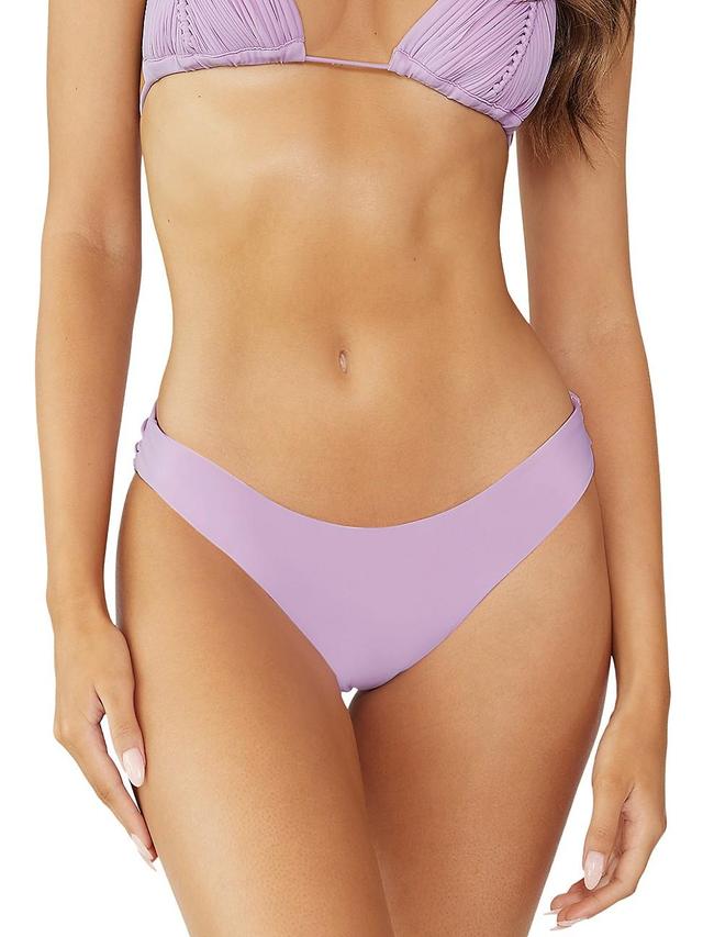 Womens Basic Ruched Bikini Bottom Product Image