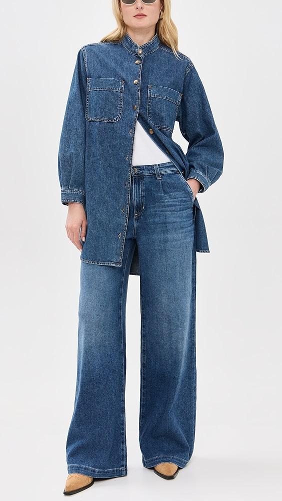 AG Pleated Stella Jeans | Shopbop Product Image