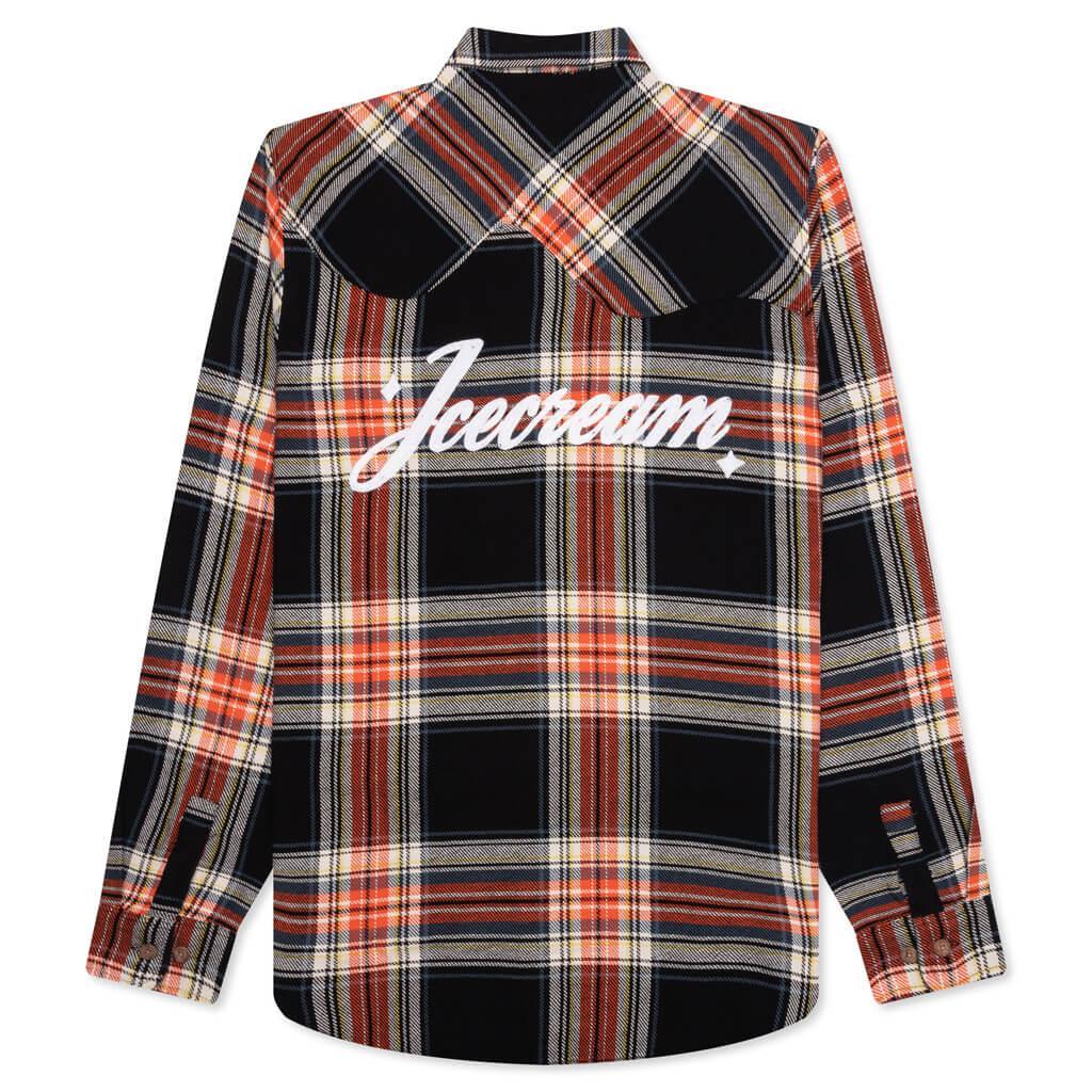 Script L/S Woven - Plaid Male Product Image