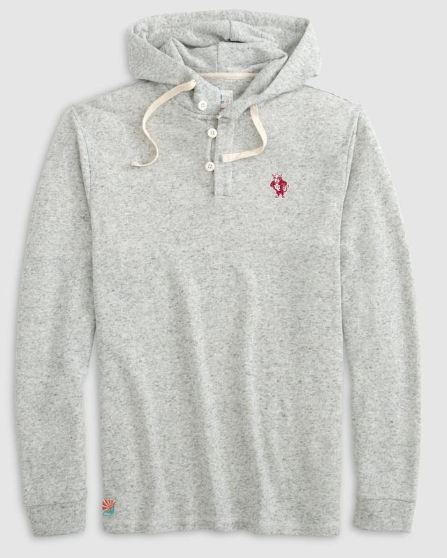 Los Angeles Angels Kampton Henley Hoodie Pullover - Cooperstown Logo Product Image