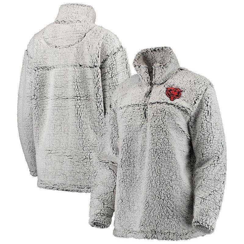 Womens G-III 4Her by Carl Banks Gray Arizona Cardinals Sherpa Quarter-Zip Pullover Jacket Product Image