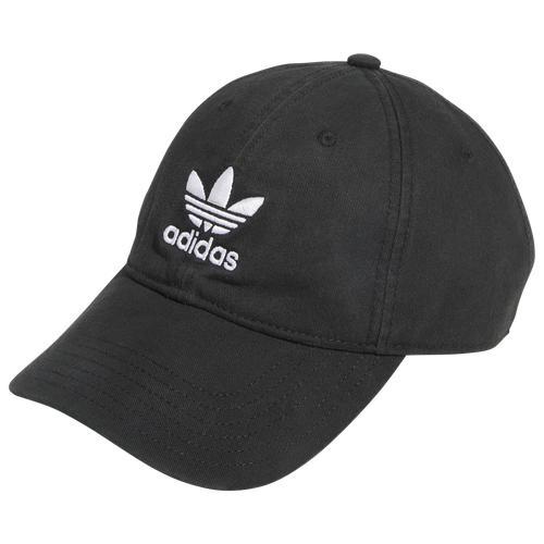 adidas Originals Mens adidas Originals Washed Relaxed Strapback - Mens Black/White Product Image