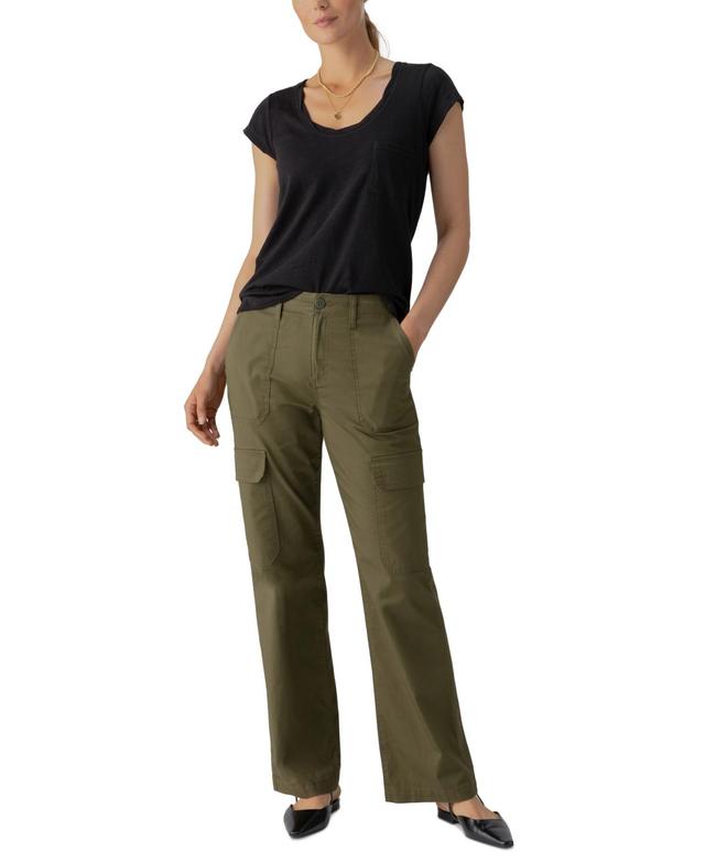 Sanctuary Womens Lowkey Relaxed-Fit Cargo Pants Product Image