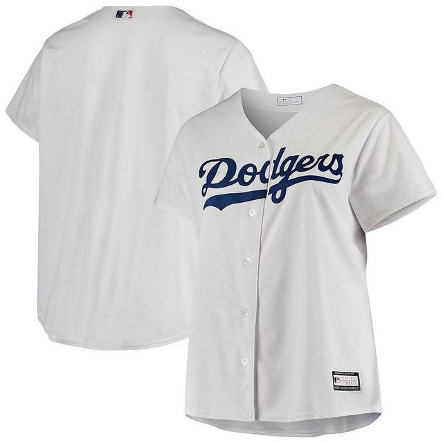 Womens Los Angeles Dodgers Plus Size Sanitized Replica Team Jersey Product Image