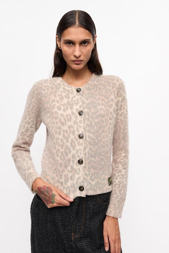 Leopard Printed Cardigan Product Image