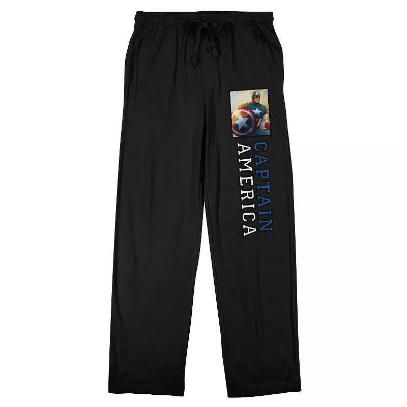 Mens Marvel Universe Captain America Pajama Pants Product Image