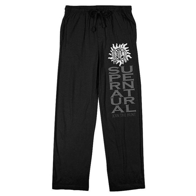 Mens Supernatural Show Title Pajama Pants Product Image