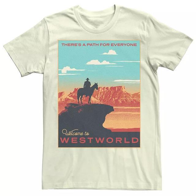 Mens Westworld Path For Everyone Colorful Poster Tee Product Image