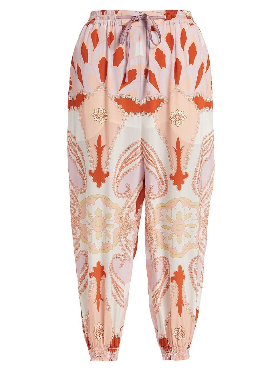 Womens Genie Abstract Cropped Pants Product Image