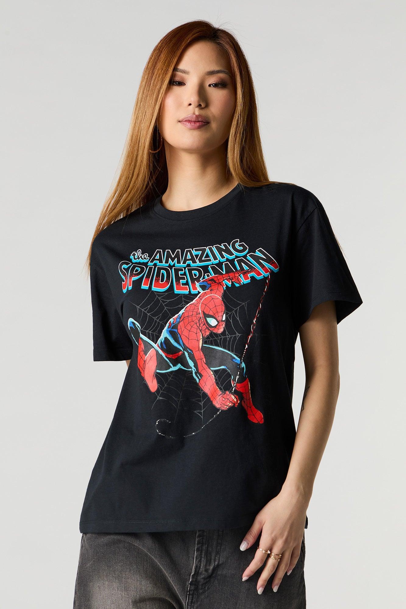 The Amazing Spider-Man Graphic Boyfriend T-Shirt Male Product Image