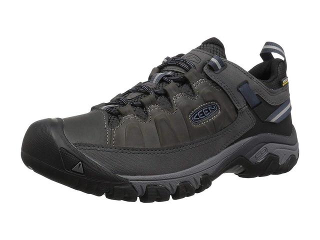 KEEN SINGLE SHOE - Targhee III Waterproof (Steel Grey/Captains Blue) Men's Shoes Product Image