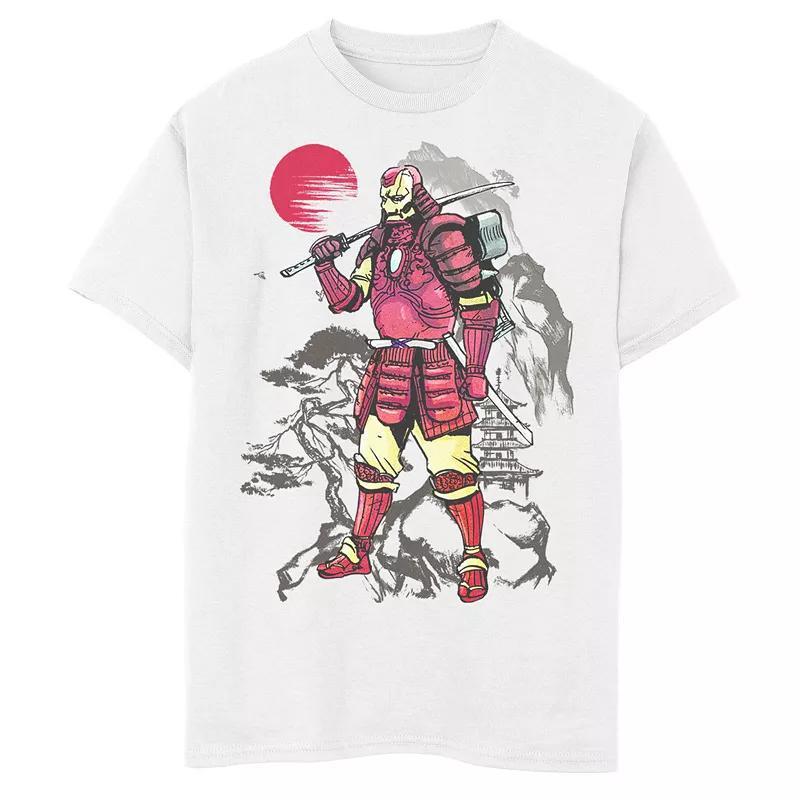 Boys 8-20 Marvel Iron Man Samurai Mountain Sunset Tee, Boys Product Image