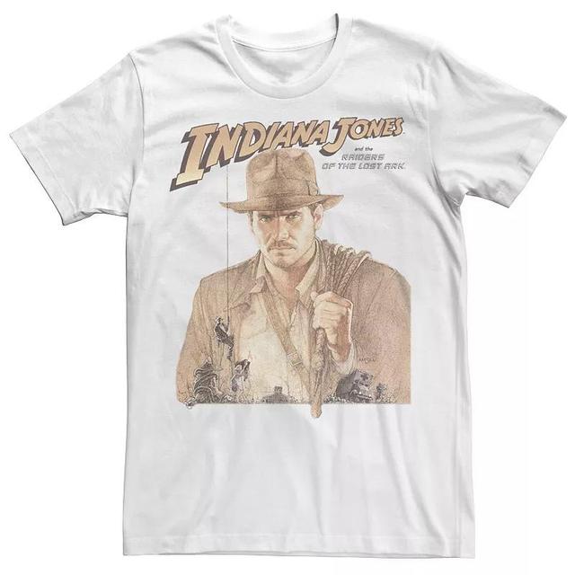 Big & Tall Indiana Jones and the Raiders of the Lost Ark Retro Poster Graphic Tee, Mens Product Image