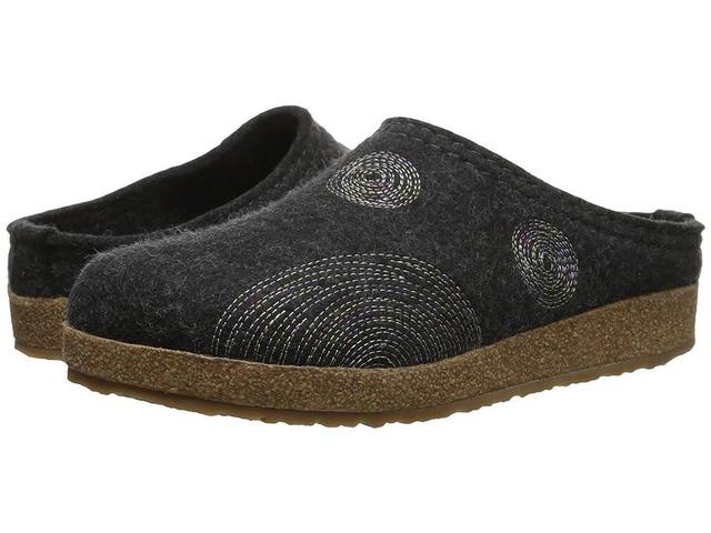 Haflinger Spirit (Charcoal) Women's Clog Shoes Product Image