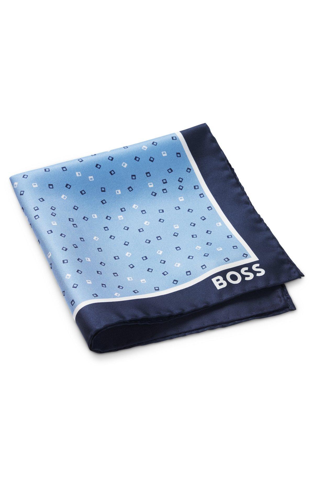 Silk pocket square with digital print Product Image