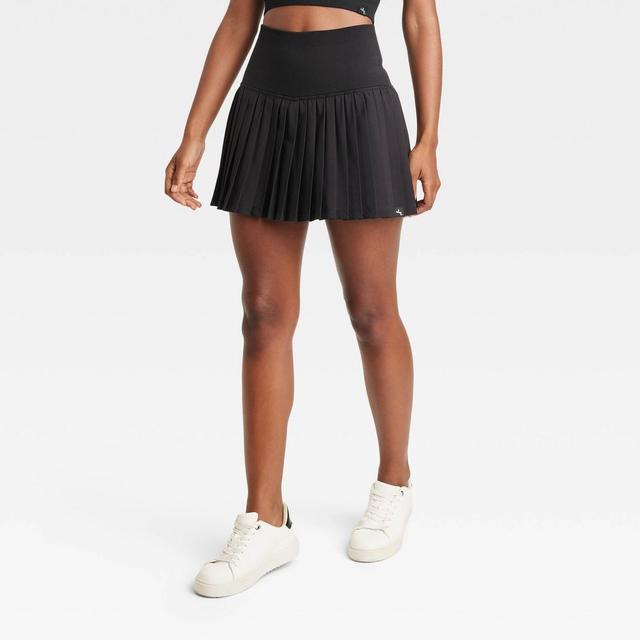 Womens Pleated Tennis Skort - JoyLab Black XL Product Image