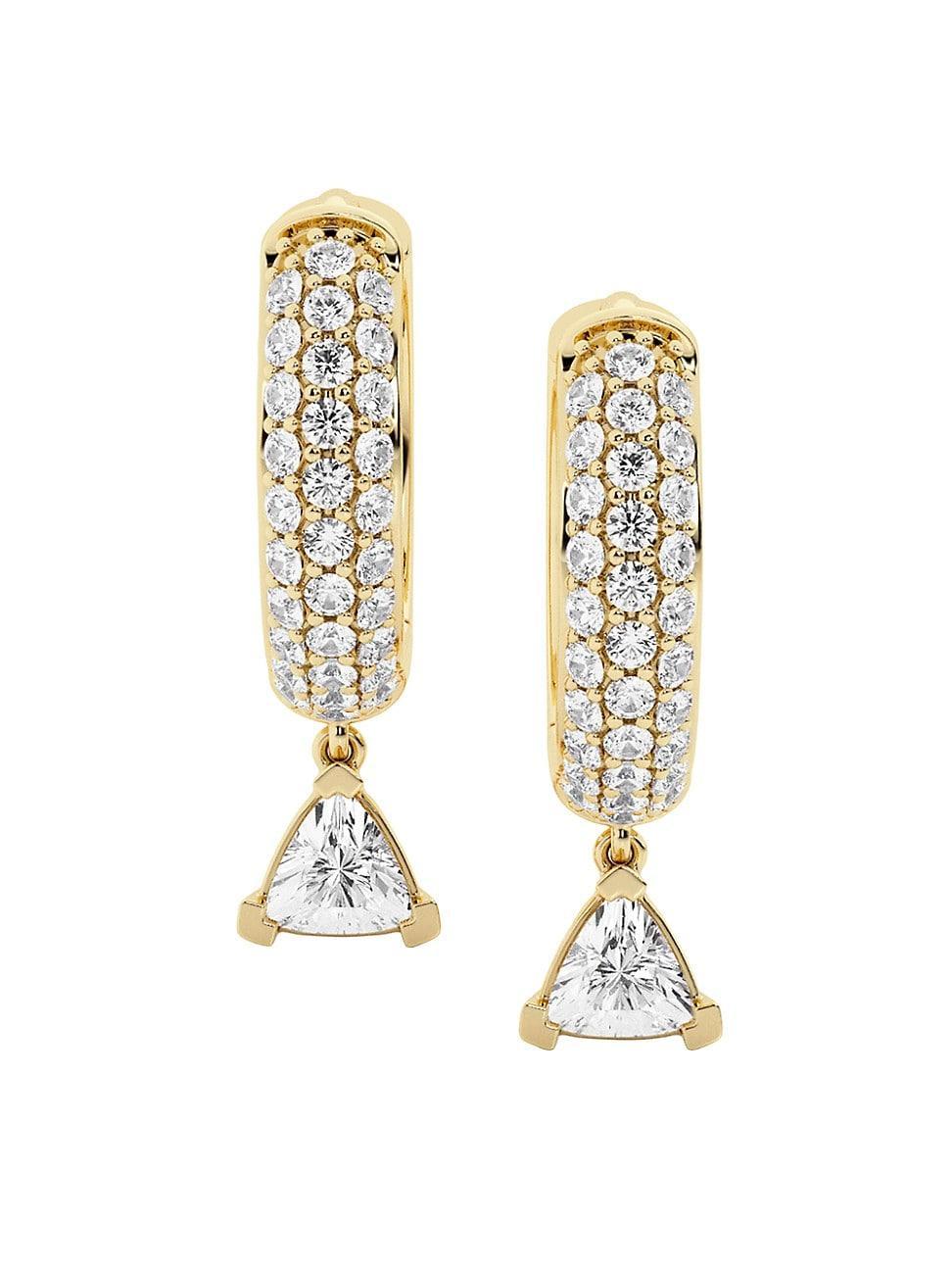 Womens Bomb 14K Yellow Gold & 0.61 TCW Lab-Grown Diamond Drop Earrings Product Image