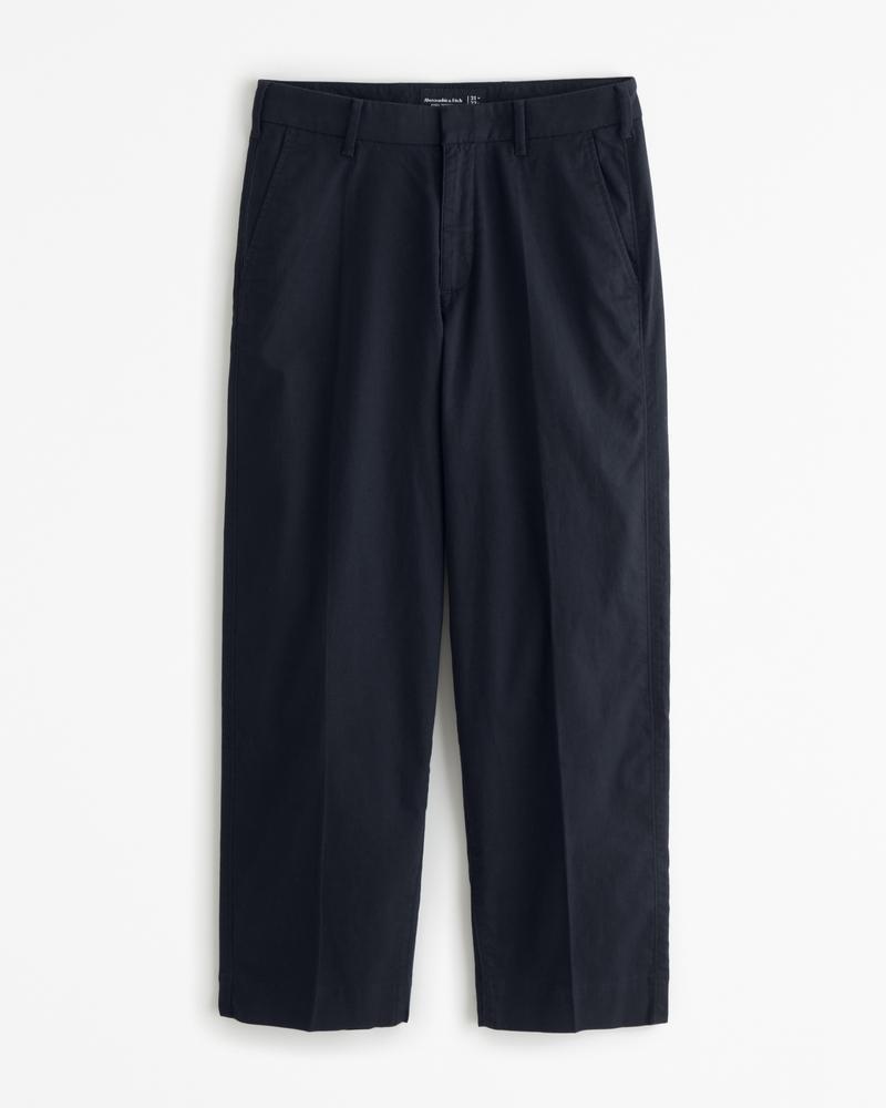 Baggy Linen-Blend Trouser Product Image