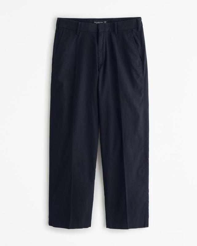 Baggy Linen-Blend Trouser Product Image