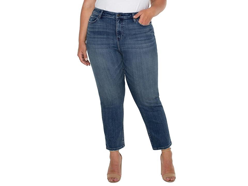 Liverpool Los Angeles Plus Size High-Rise Non-Skinny Skinny (Dickenson) Women's Jeans Product Image