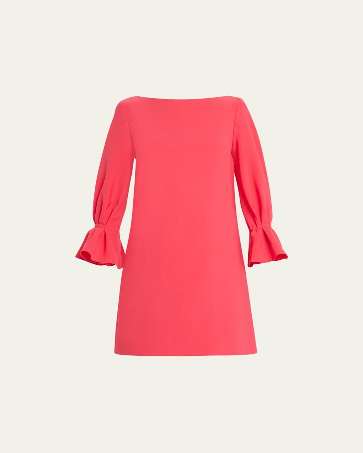 Womens Icon Puff-Sleeve Sheath Dress Product Image