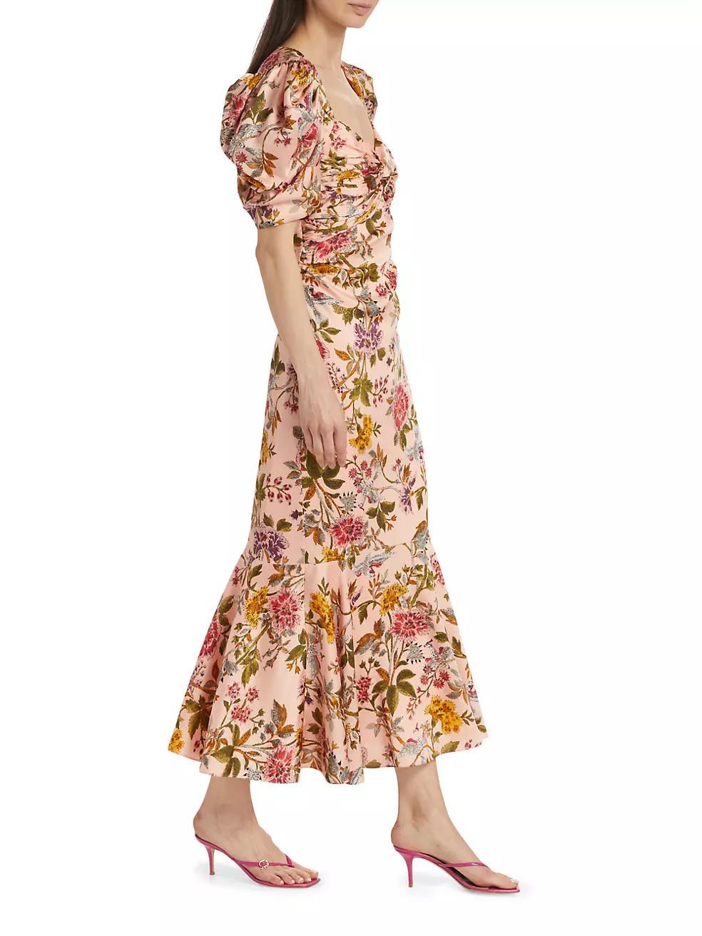 Wilma Floral Midi-Dress Product Image