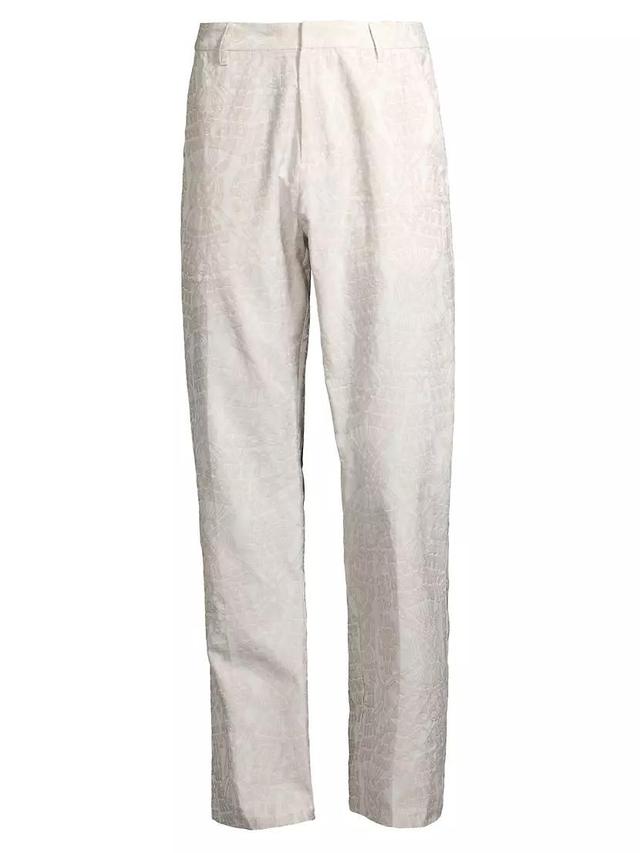 Zuri Macrame Jacquard Pants Product Image