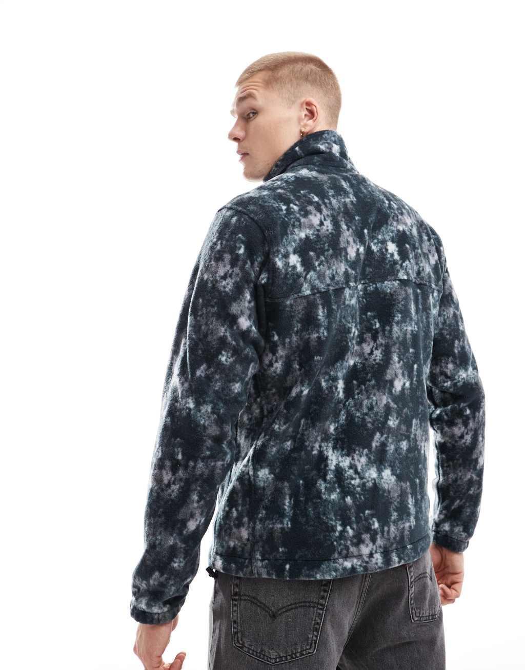 Columbia Steens Mountain printed jacket in gray Product Image