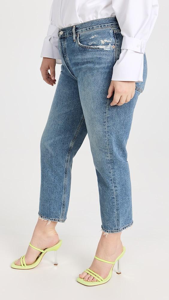 AGOLDE Riley High Rise Straight Crop Jeans | Shopbop Product Image