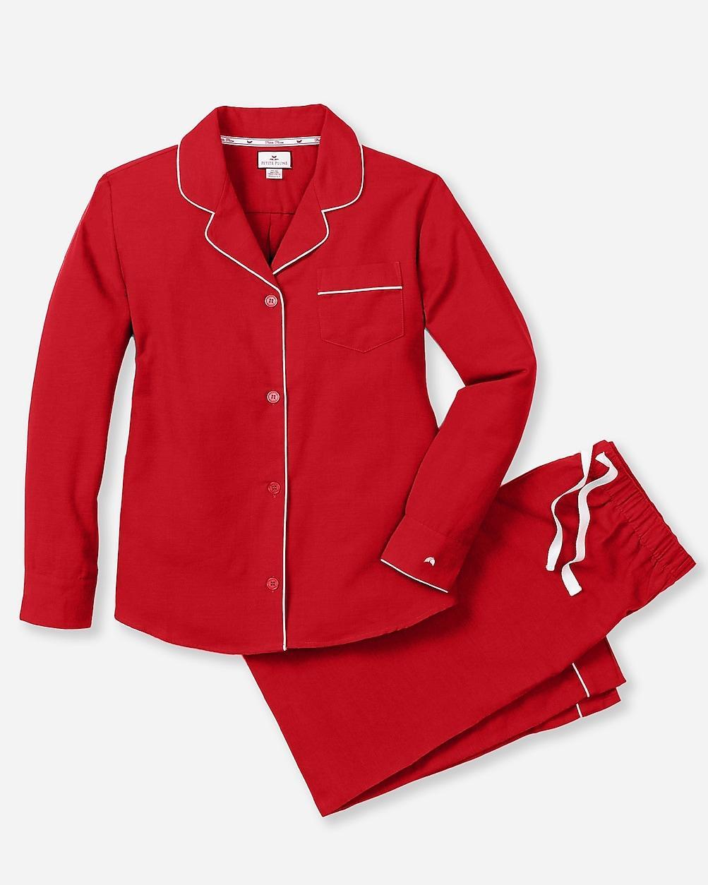 Petite Plume™ women's flannel pajama set Product Image